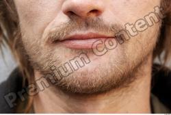 Mouth Head Man Woman Casual Slim Bearded Street photo references